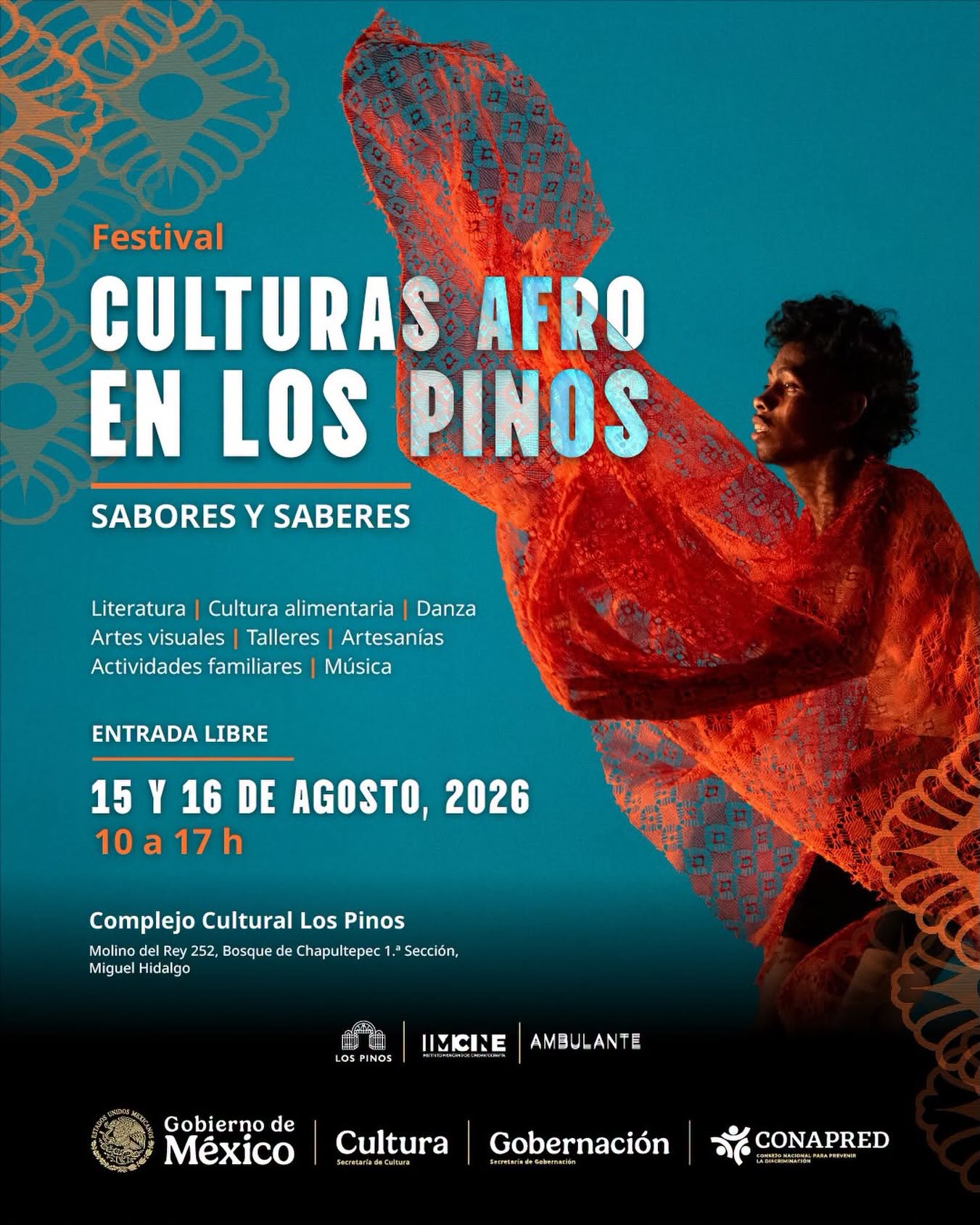 Festival “Culturas Afro en Los Pinos
